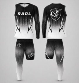 RADL Black/White One-Arm One-Leg Uniform
