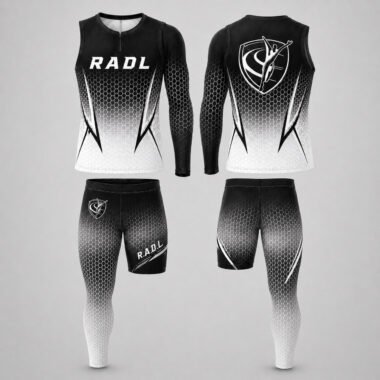 RADL Black/White One-Arm One-Leg Uniform