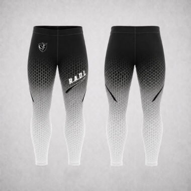 RADL Black/White Full-Length Tights