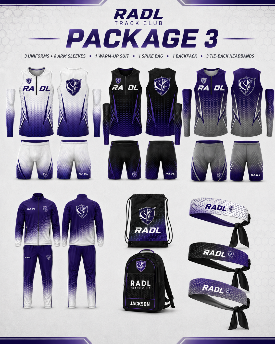 Package #3 – RADL Three Uniform Package