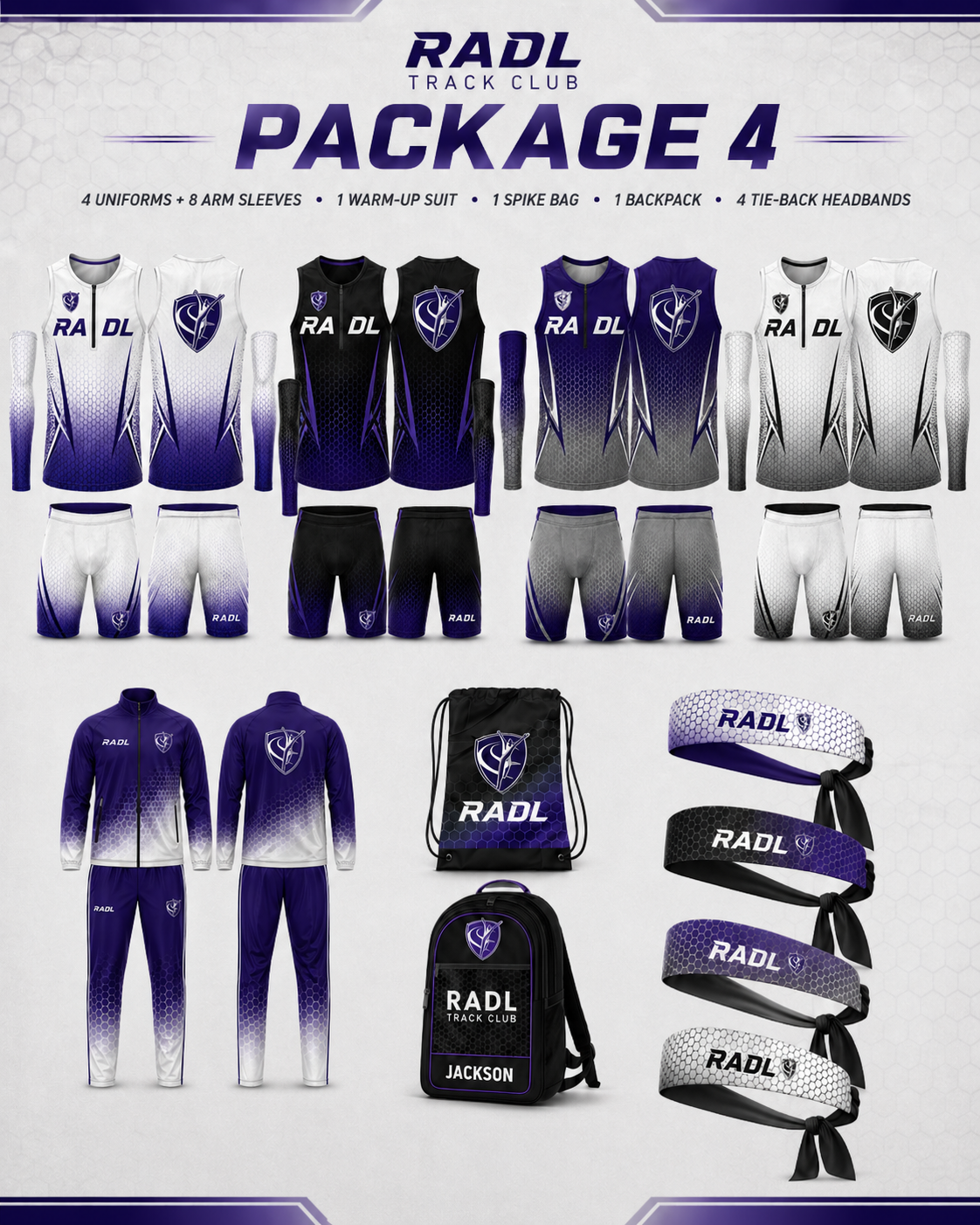 Package #4 – RADL Four Uniform Package