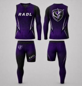 RADL Purple/Black One-Arm One-Leg Uniform