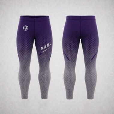 RADL Deep Purple/Gray Full-Length Tights