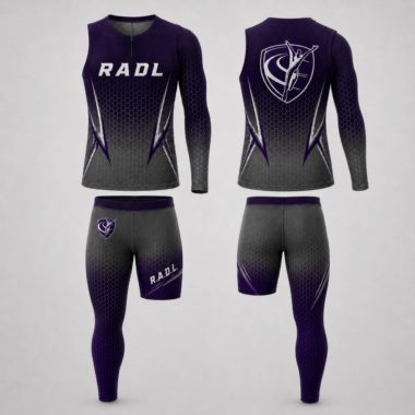 RADL Purple/Gray One-Arm One-Leg Uniform