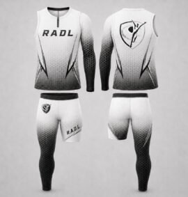 RADL White/Black One-Arm One-Leg Uniform