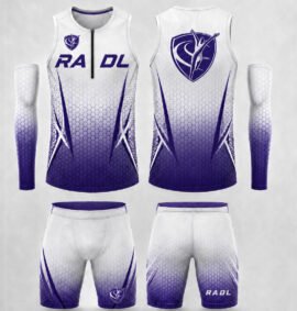 RADL White/Purple Competition Uniform